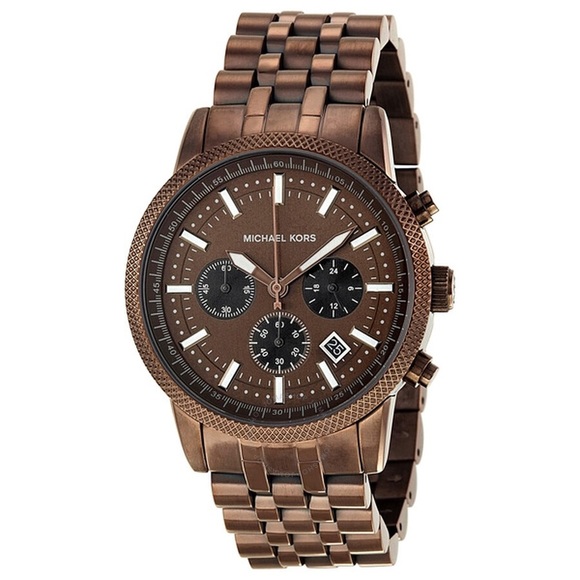 MICHAEL KORS “SCOUT” MK8237 EXPRESSO WATCH - Picture 3 of 4